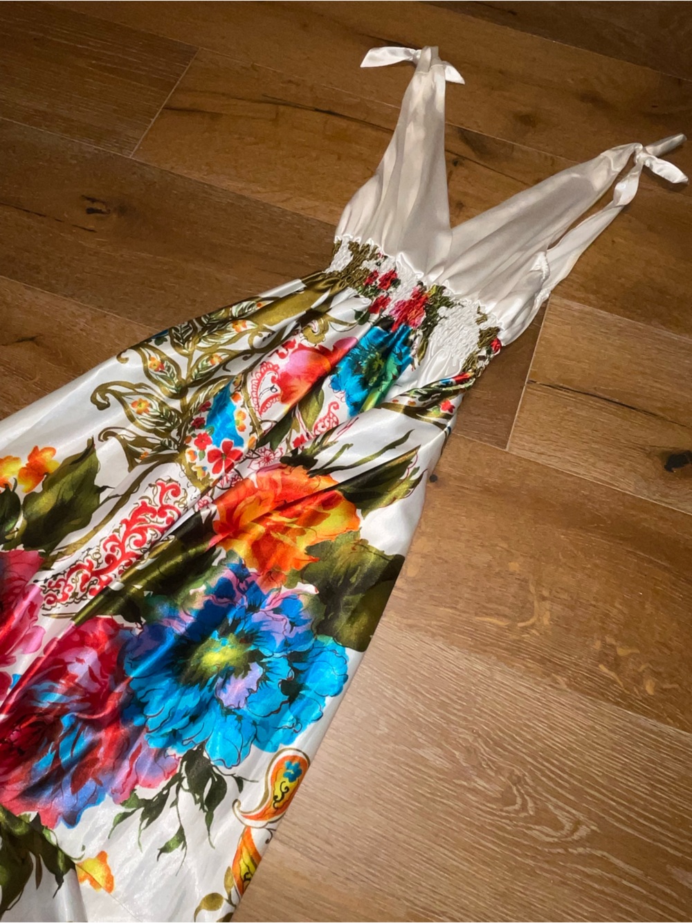 STUNNING Satin Maternity Floral Maxi Dress 4 Party, Wedding, Baby Shower S M L